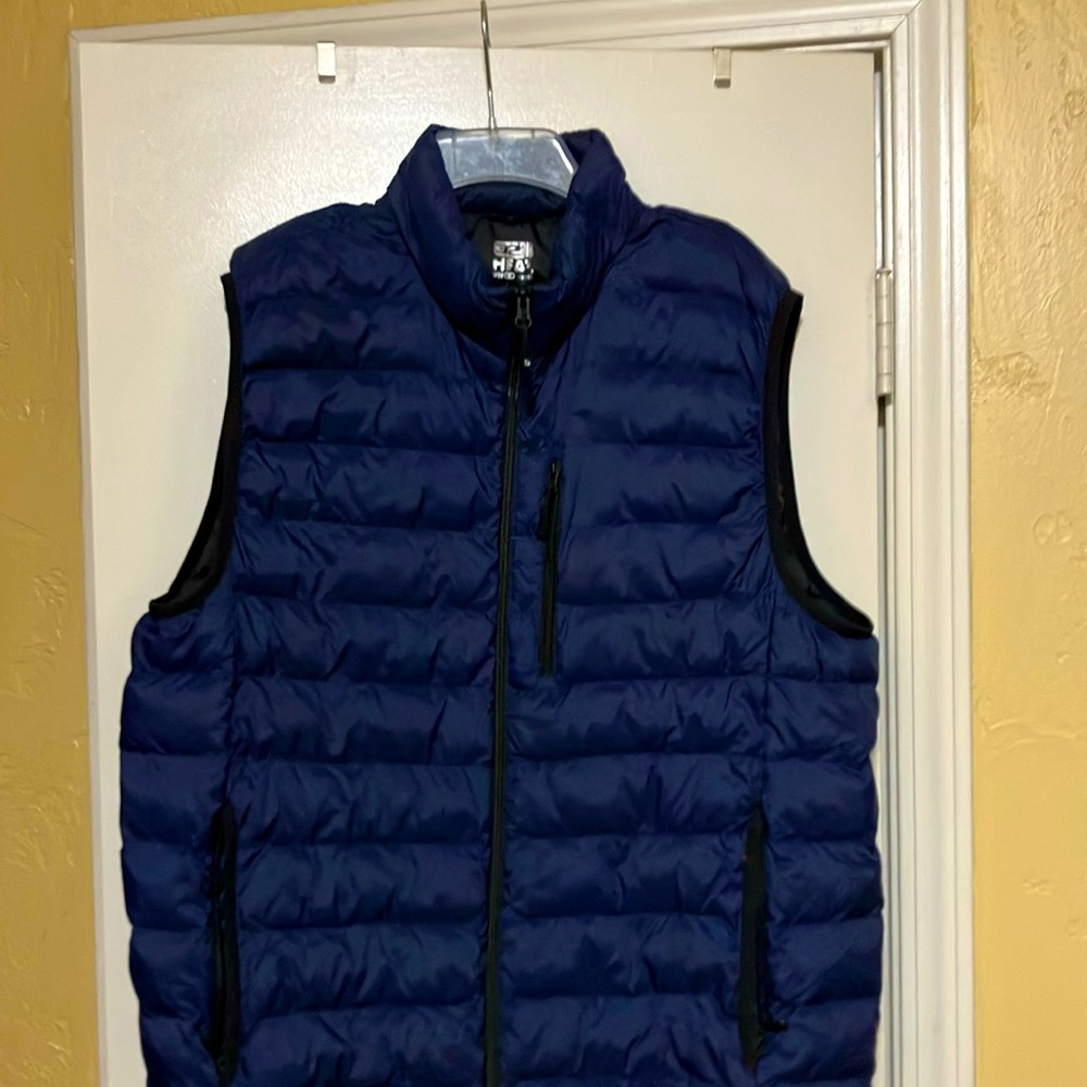 32 Degrees Blue Puffer Jacket with Insulated Quilting